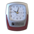 Analog Alarm Clock-HONEY BROWN